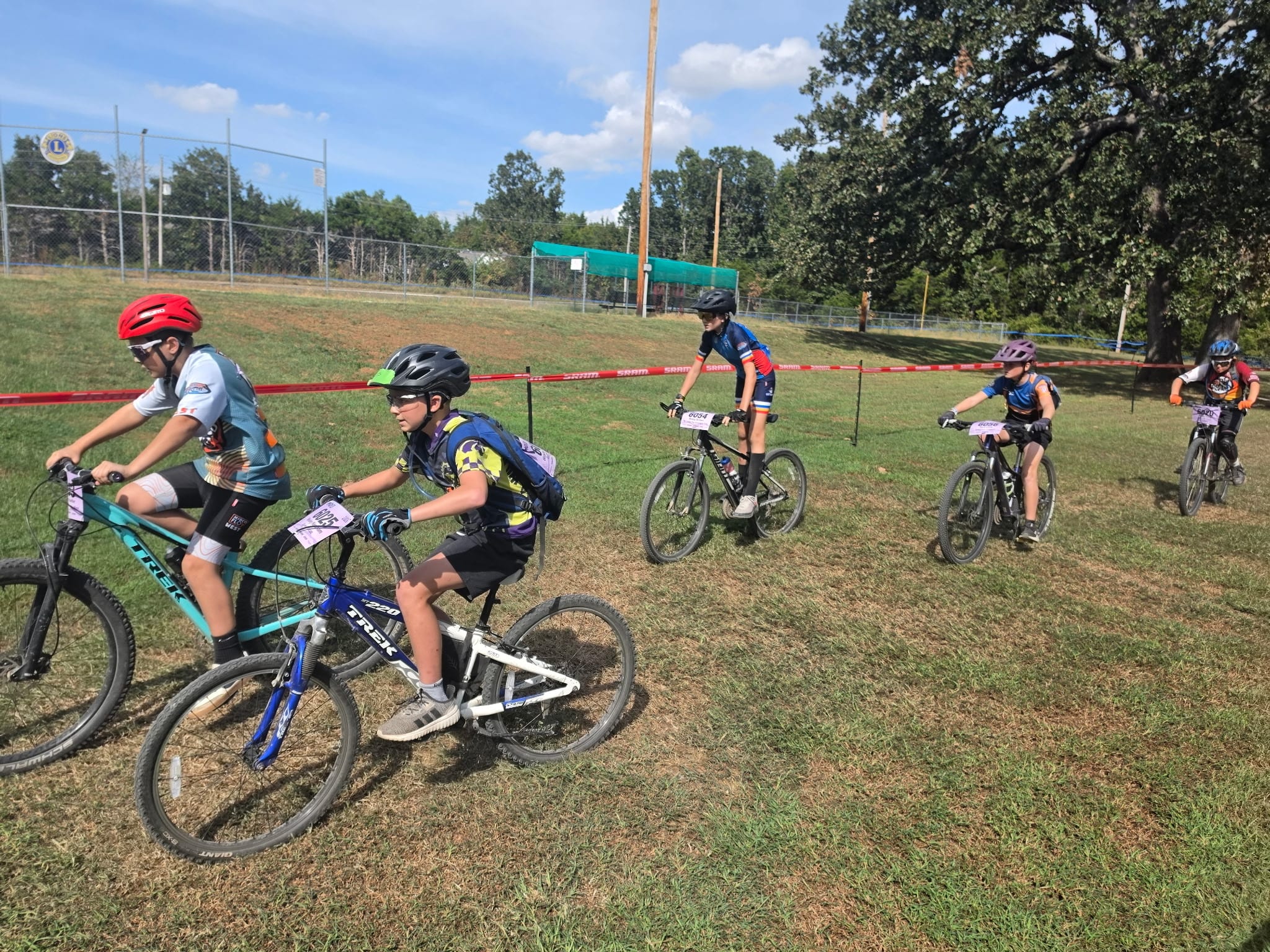 The boys, on course. We got nothing productive done, and it was the best day of the week.